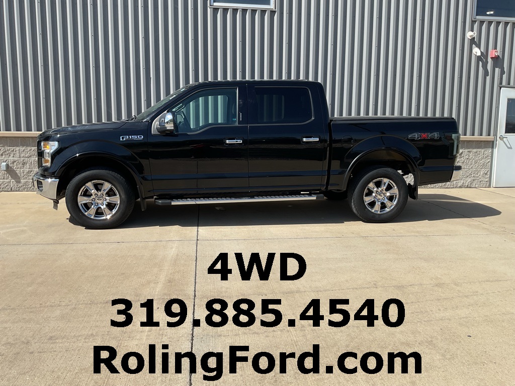 Used 2016 Ford F-150 Lariat with VIN 1FTEW1EF4GKE53754 for sale in Shell Rock, IA