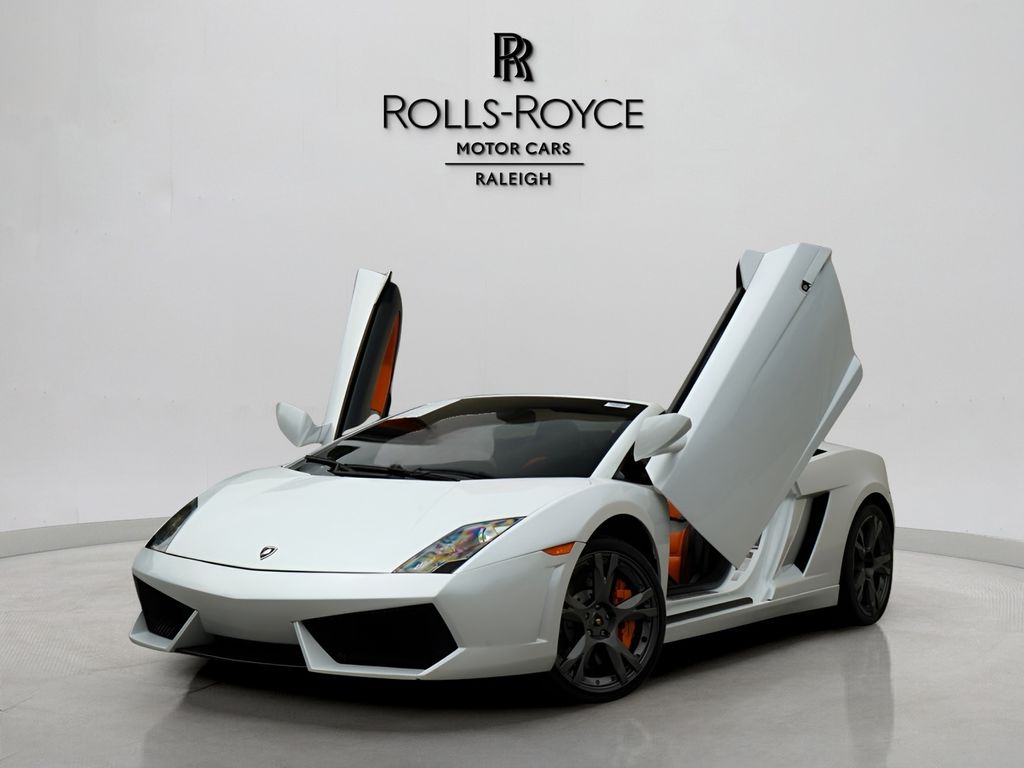 Used 2010 Lamborghini Gallardo Base with VIN ZHWGU6AU4ALA09219 for sale in Raleigh, NC