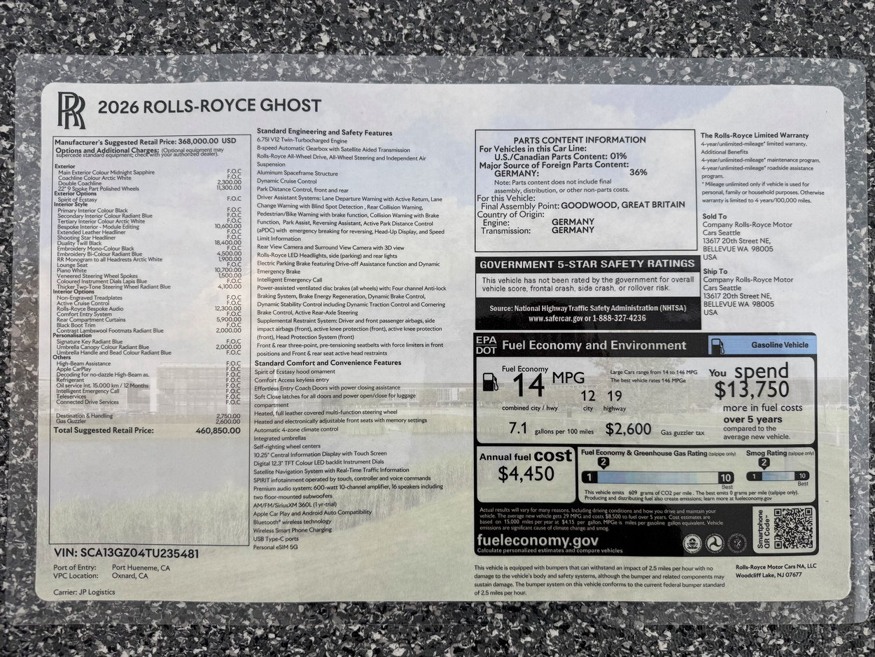 2026 Rolls-Royce Ghost Base - Photo 49
