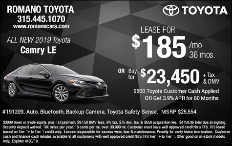 New 2019 Toyota Rav4 LE AWD Leases E. Syracuse New 2019 Toyota Rav4 LE AWD Leases E. Syracuse