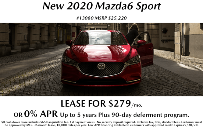 New 2020 Mazda6 Sport New 2020 Mazda6 Sport