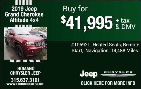 Used 2019 Jeep Grand Cherokee Altitude 4x4