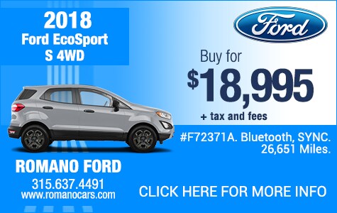 Used 2018 Ford EcoSport S