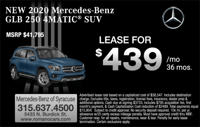 New 2020 Mercedes GLB 250 4MATIC SUV New 2020 Mercedes GLB 250 4MATIC SUV