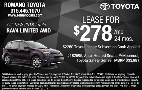 New 2018 Toyota Rav4 SE AWD Leases E. Syracuse New 2018 Toyota Rav4 SE AWD Leases E. Syracuse