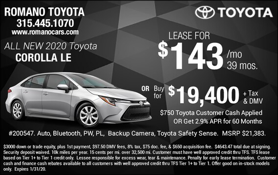 Lease Specials Near Me >> New Toyota Corolla Deals Specials Near Me In Syracuse Ny Lease Specials Near Me >> New Toyota Corolla Deals Specials Near Me In Syracuse Ny