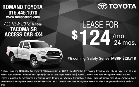 New Car Specials | Toyota Rebates and Finance Offers | Romano Toyota
