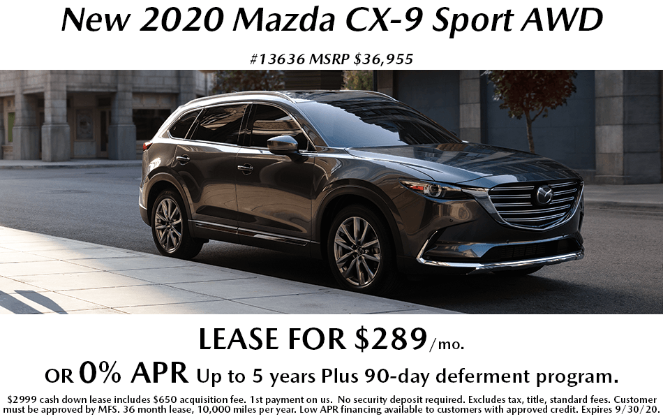 New 2020 Mazda CX-9 New 2020 Mazda CX-9