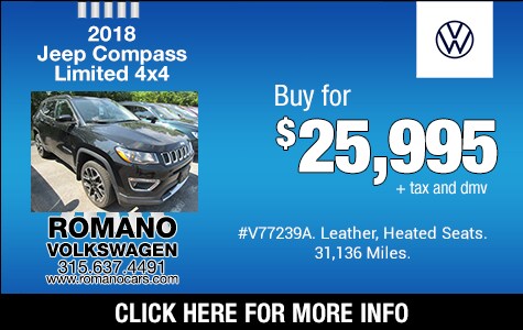 Used 2018 Jeep Compass Limited 4x4