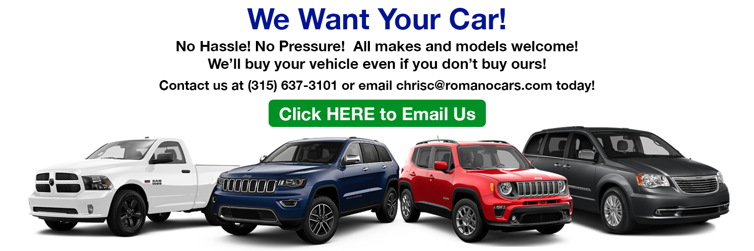 Jeep Chrysler Dealer Cars & SUVs for Sale Near Me Syracuse NY Romano
