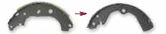 Mazda Brake Shoes Syracuse, NY Mazda Brake Shoes New vs Showing Wear