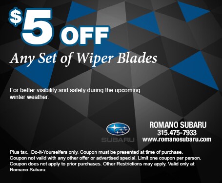 $5 Off Wiper
Blades $5 Off Wiper Blades