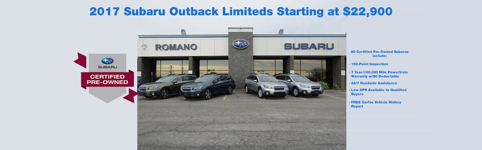 Subaru Dealer New & Used Cars Syracuse NY Romano Subaru
