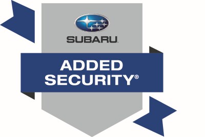 Subaru Added 
Security Logo