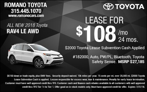 New 2018 Toyota Rav4 LE Leases Syracuse New 2018 Toyota Rav4 LE Leases Syracuse