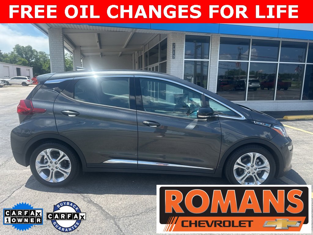 Used 2021 Chevrolet Bolt EV LT with VIN 1G1FW6S09M4107757 for sale in Independence, KS