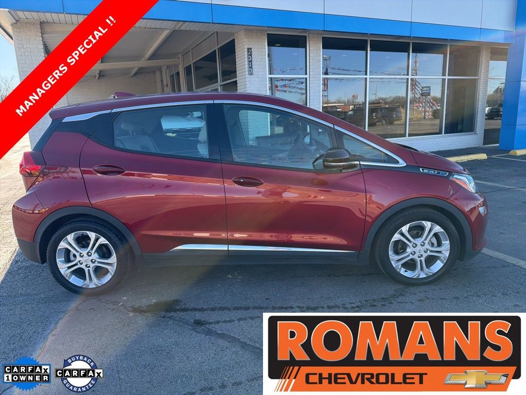 Used 2020 Chevrolet Bolt EV LT with VIN 1G1FY6S02L4144447 for sale in Independence, KS