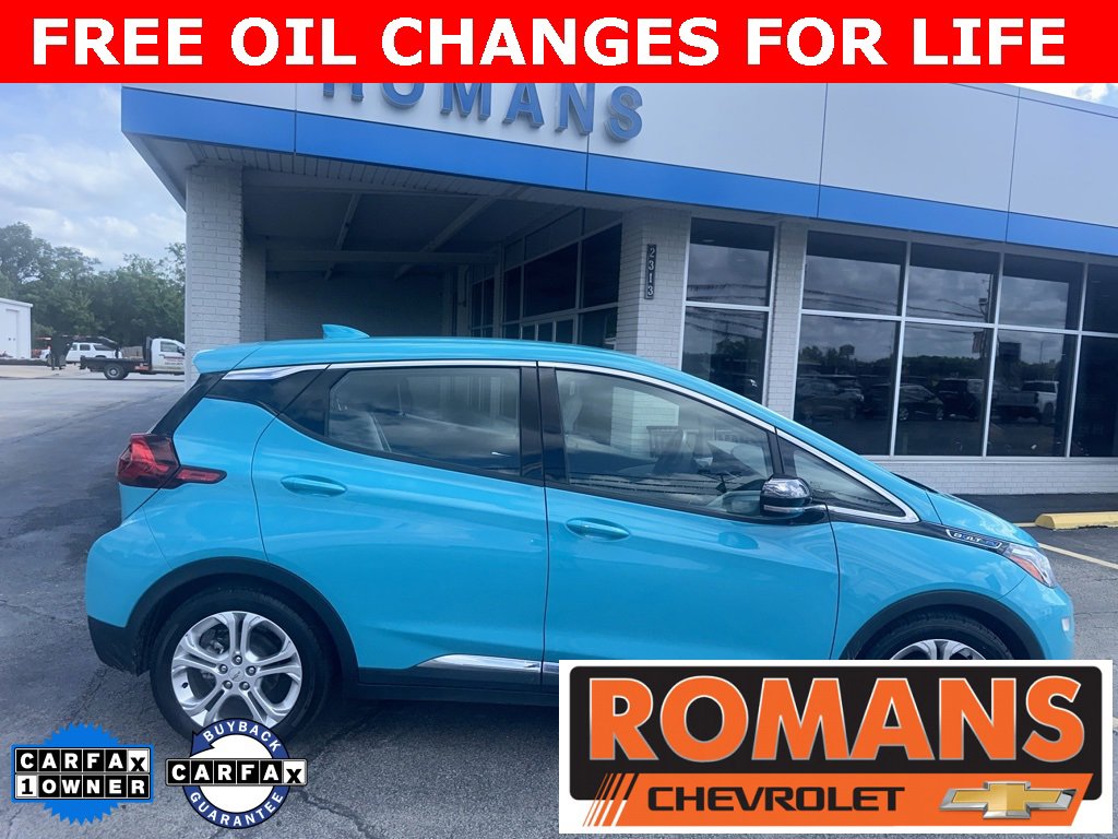 Used 2021 Chevrolet Bolt EV LT with VIN 1G1FY6S01M4109254 for sale in Independence, KS