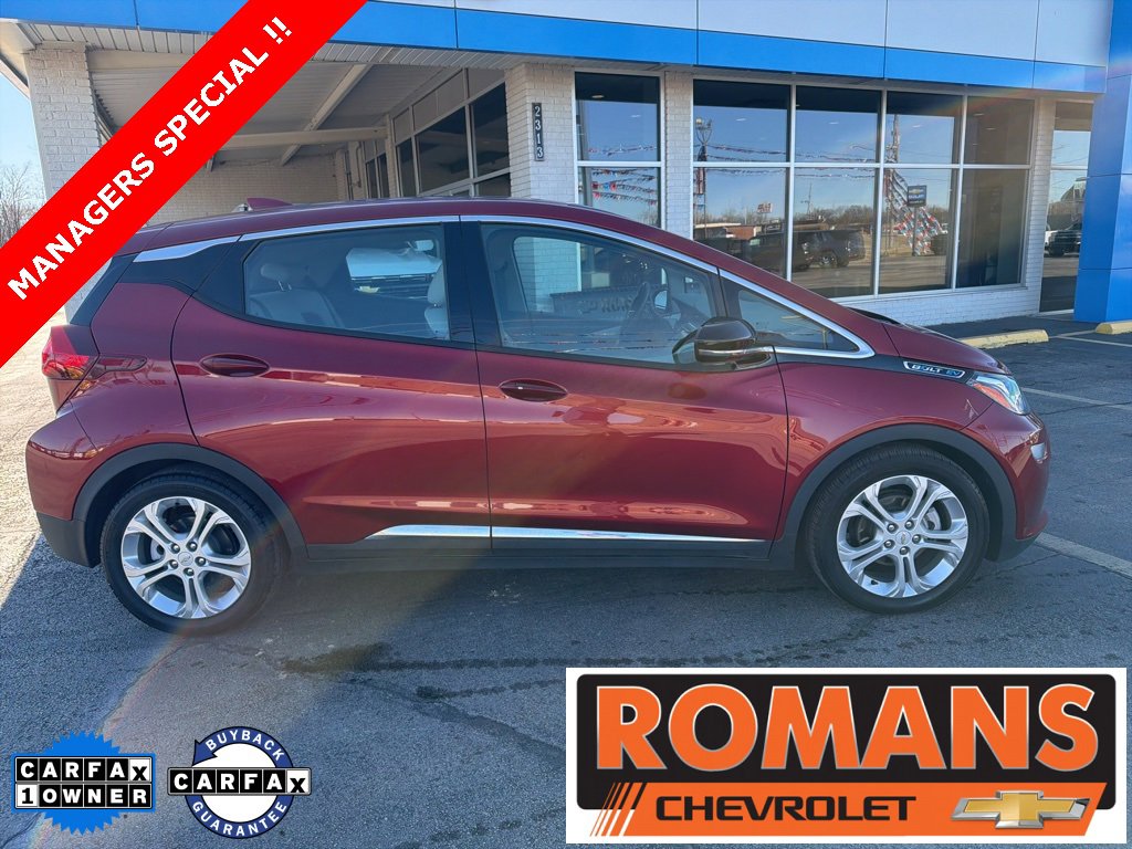 Used 2020 Chevrolet Bolt EV LT with VIN 1G1FY6S02L4144447 for sale in Independence, KS