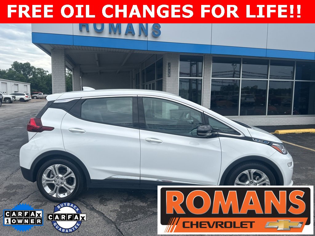 Used 2021 Chevrolet Bolt EV LT with VIN 1G1FY6S05M4101545 for sale in Independence, KS