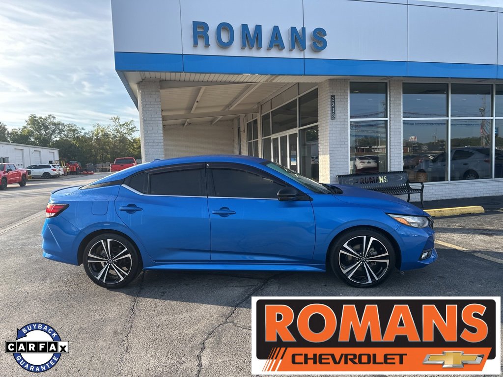 Used 2021 Nissan Sentra SR with VIN 3N1AB8DV2MY327517 for sale in Independence, KS