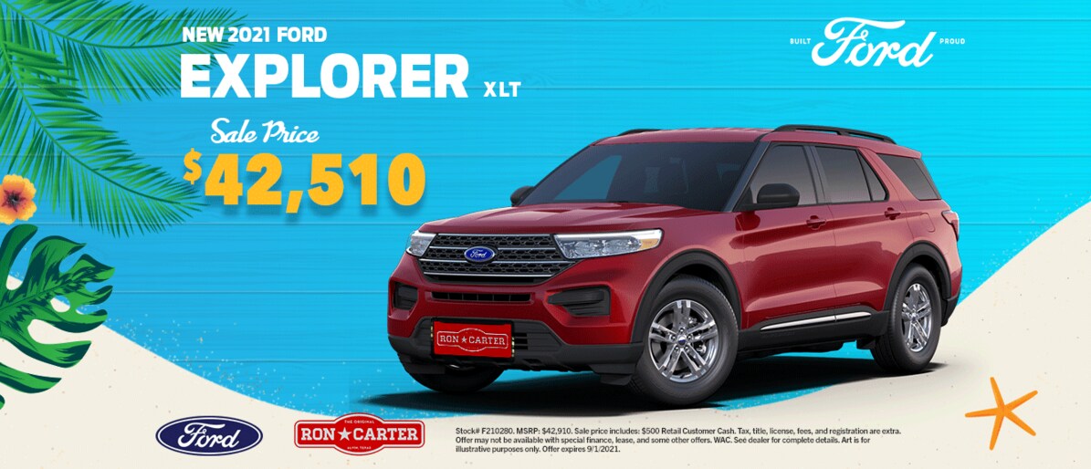 Ron Carter Ford New and Used Ford Dealership in Alvin, TX