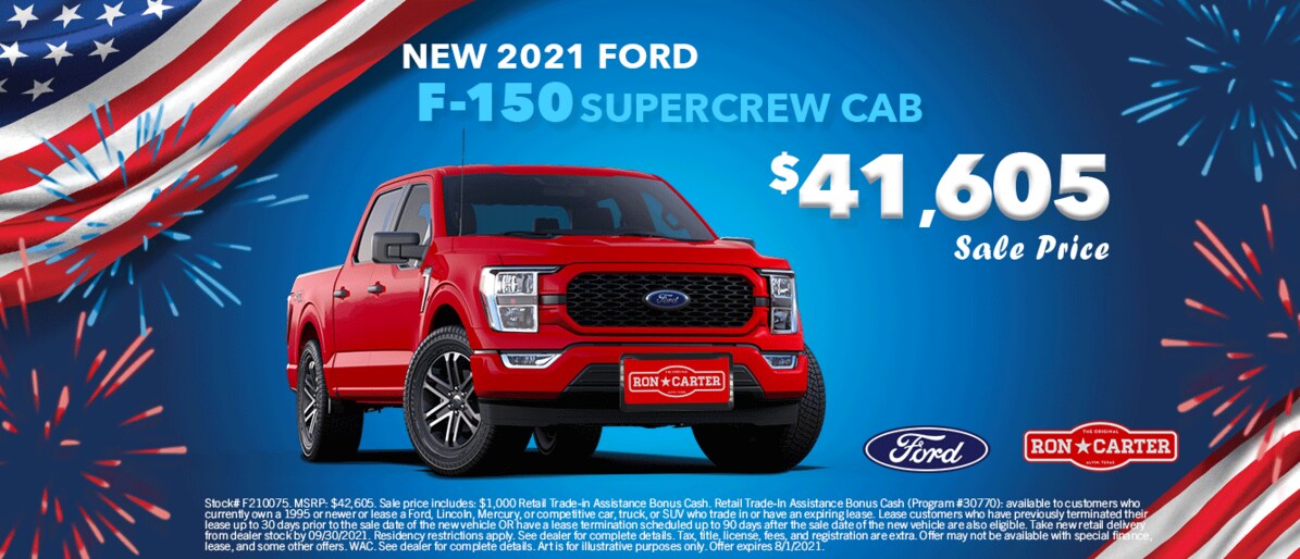 Ron Carter Ford New and Used Ford Dealership in Alvin, TX