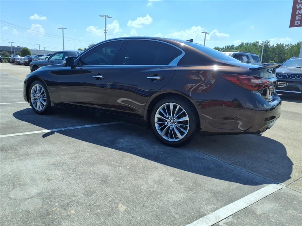 Used 2020 INFINITI Q50 LUXE with VIN JN1EV7AR4LM252105 for sale in Dickinson, TX
