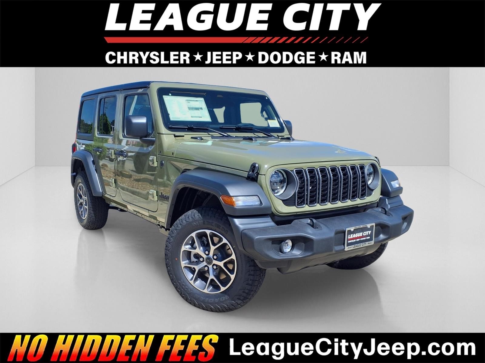 New 2026 Jeep Wrangler 4-Door Sport S