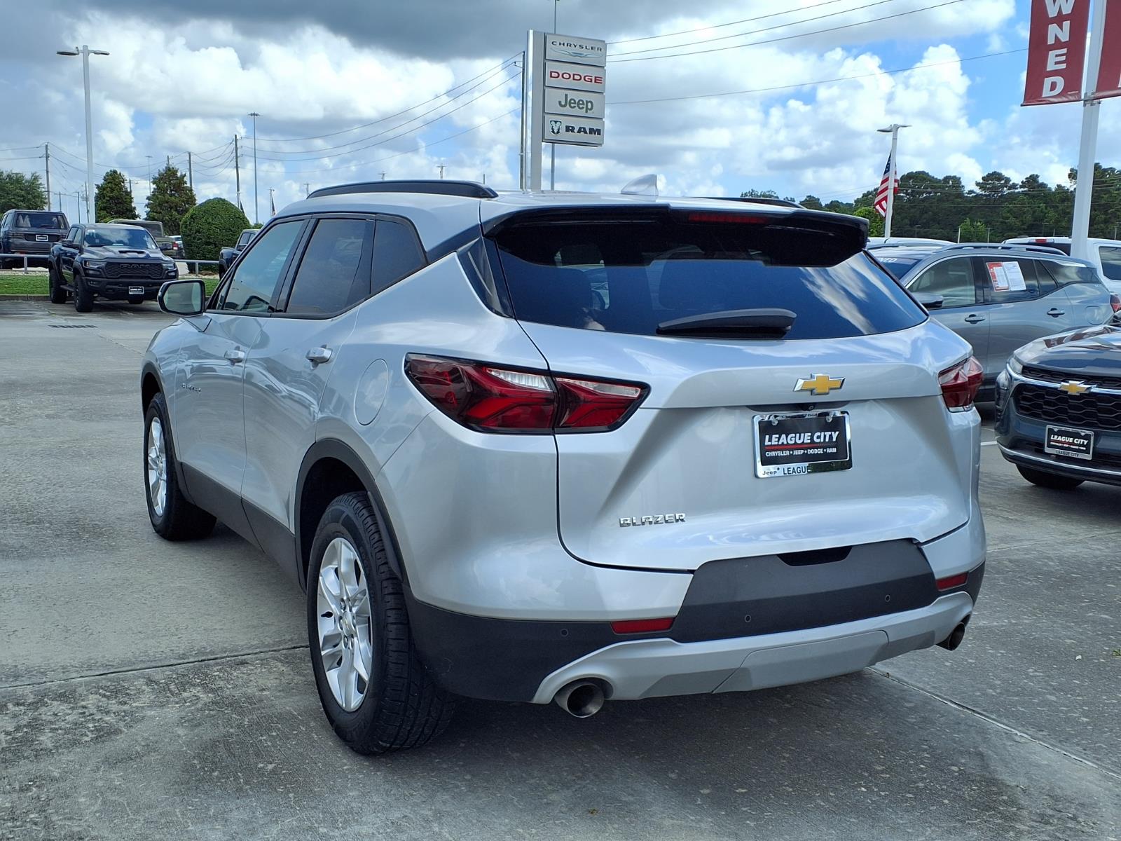 Used 2021 Chevrolet Blazer 1LT with VIN 3GNKBBRA1MS565017 for sale in Dickinson, TX