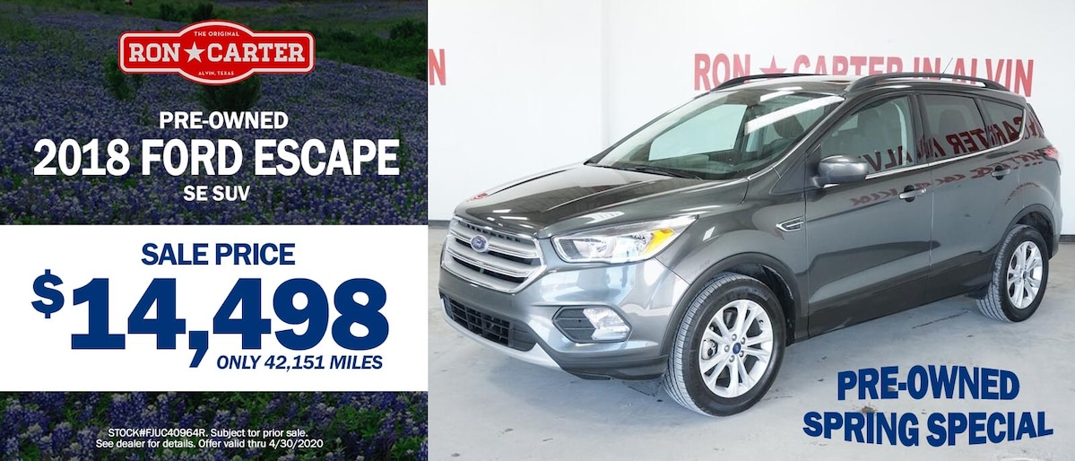 New & Used Ford Dealer Ron Carter Ford Serving Alvin, Pearland