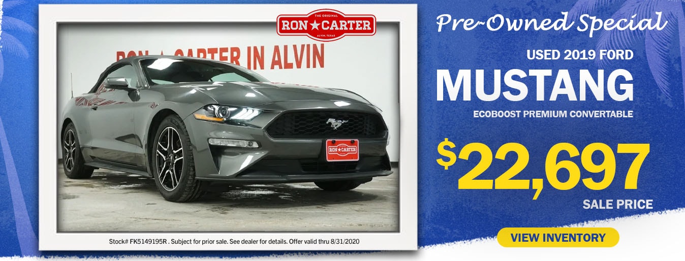 New & Used Car Dealer The Original Ron Carter Serving Alvin, Houston