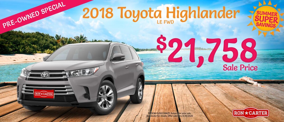 New & Used Car Dealer The Original Ron Carter Serving Alvin, Houston