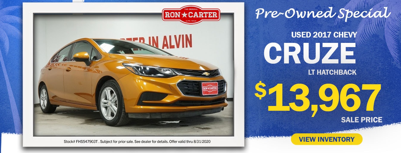 New & Used Car Dealer The Original Ron Carter Serving Alvin, Houston