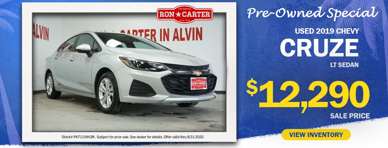 New & Used Car Dealer The Original Ron Carter Serving Alvin, Houston