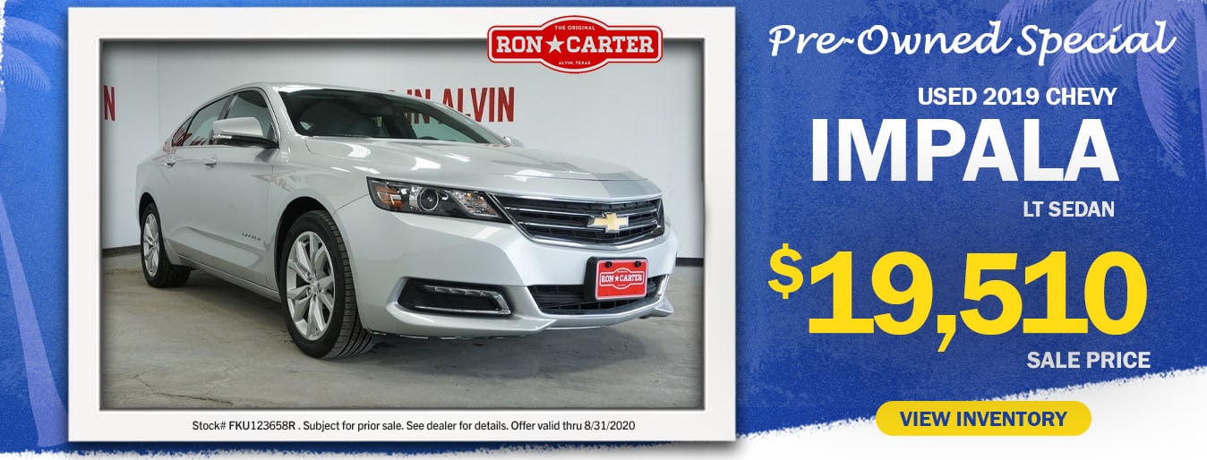 New & Used Car Dealer The Original Ron Carter Serving Alvin, Houston