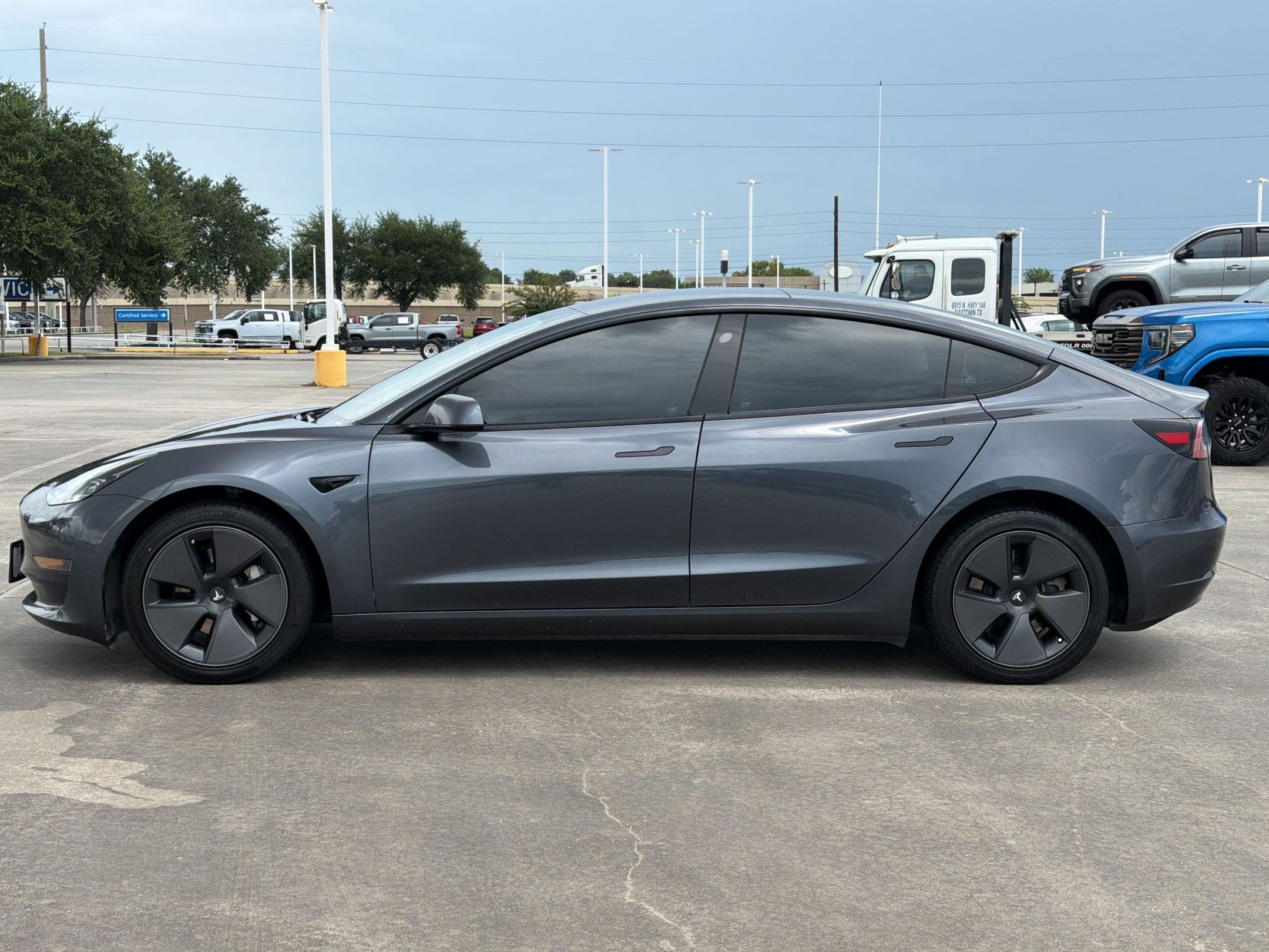 Used 2023 Tesla Model 3 Base with VIN 5YJ3E1EA0PF648309 for sale in Katy, TX