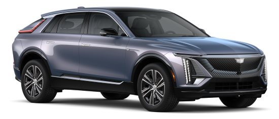 Silver Cadillac LYRIQ