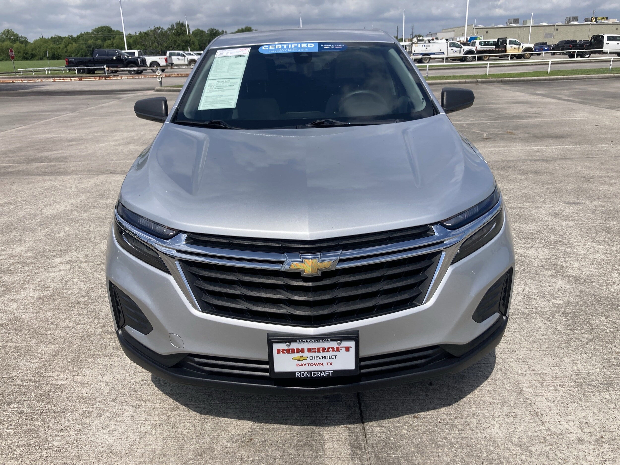 Certified 2022 Chevrolet Equinox LS with VIN 3GNAXHEV3NS180438 for sale in Baytown, TX