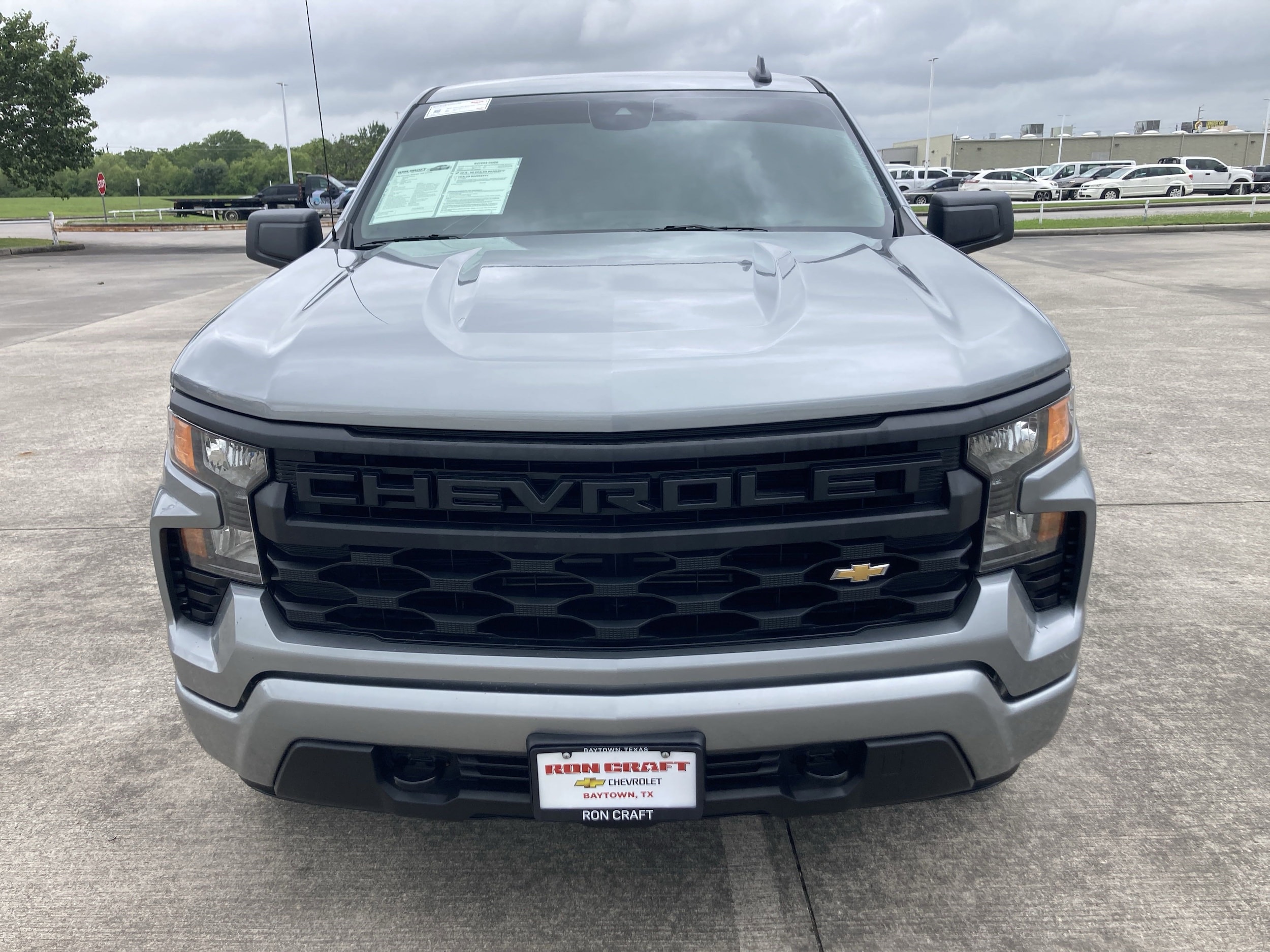 Used 2024 Chevrolet Silverado 1500 Custom with VIN 1GCPABEK6RZ121142 for sale in Baytown, TX