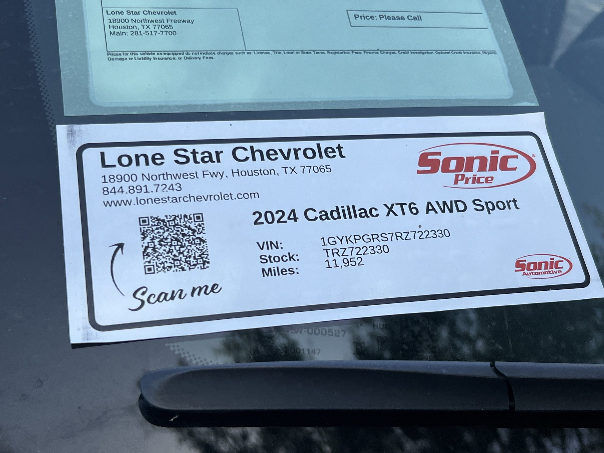 Used 2024 Cadillac XT6 Sport with VIN 1GYKPGRS7RZ722330 for sale in Baytown, TX