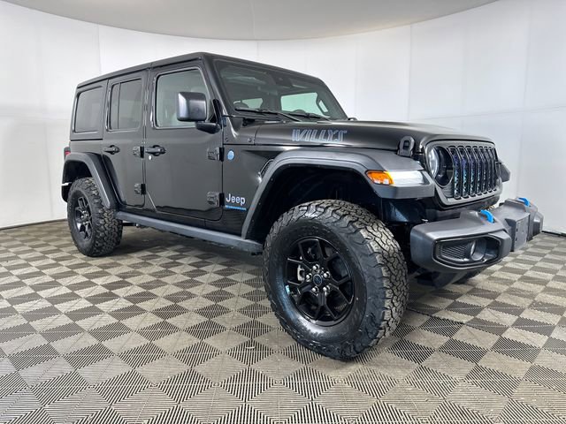 Used 2024 Jeep Wrangler 4xe Willys 4XE with VIN 1C4RJXN62RW146551 for sale in North Canton, OH