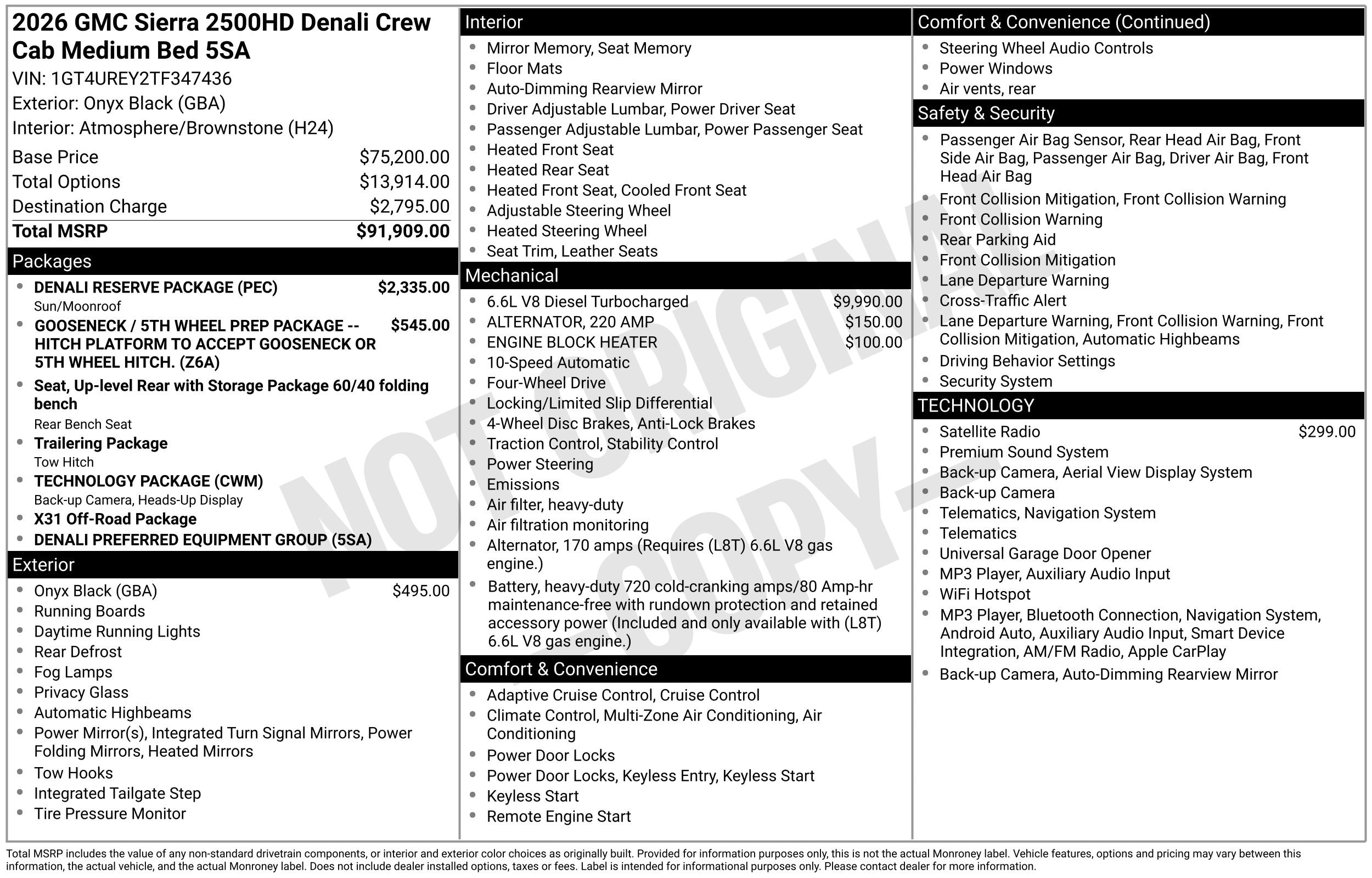 2026 GMC Sierra 2500HD Denali - Photo 3
