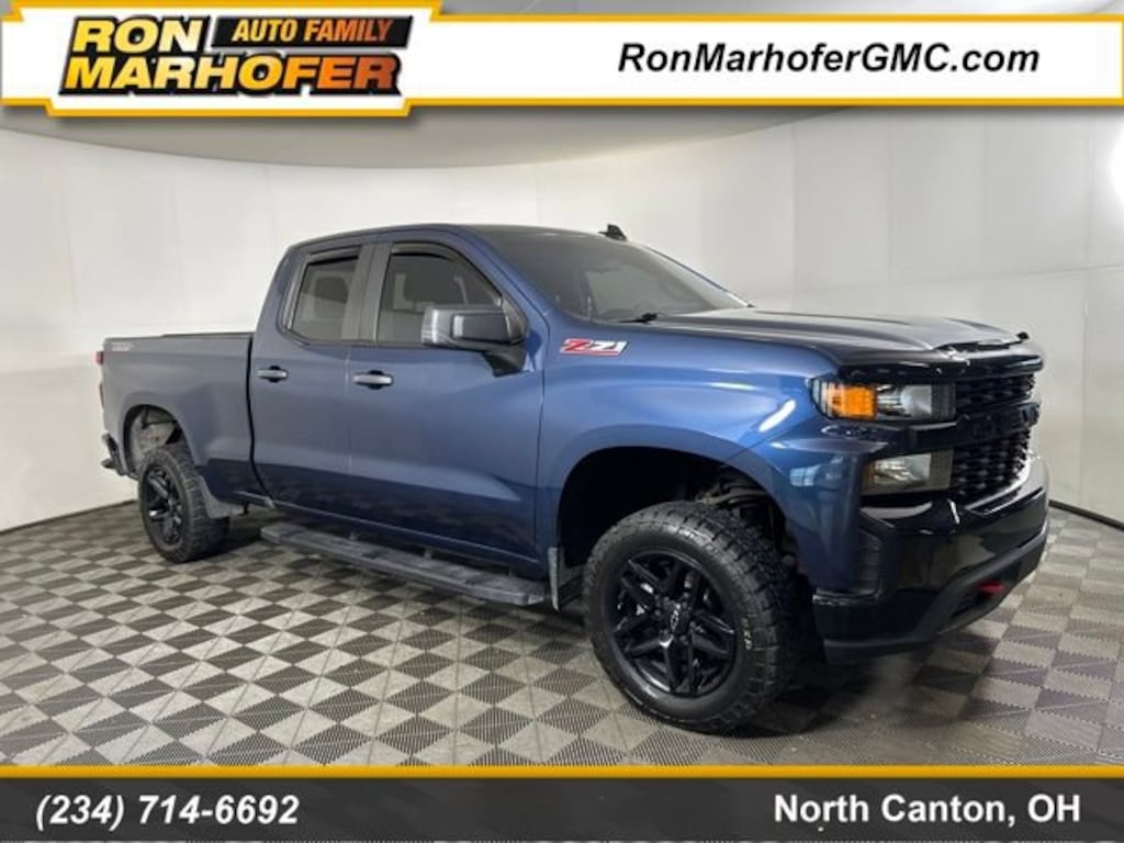 Used 2019 Chevrolet Silverado 1500 Custom Trail Boss Truck Double Cab