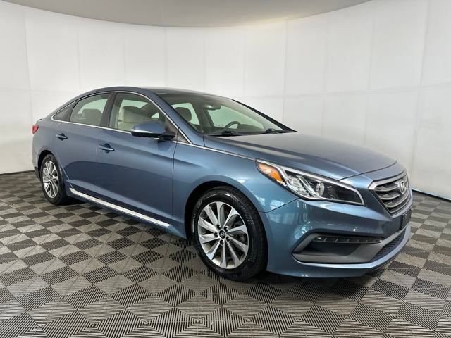 Used 2017 Hyundai Sonata Sport with VIN 5NPE34AF7HH455384 for sale in North Canton, OH