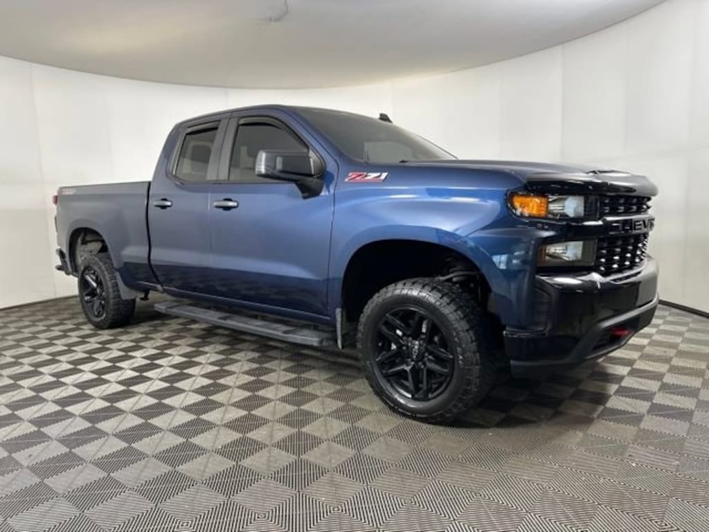 Used 2019 Chevrolet Silverado 1500 Custom Trail Boss Truck Double Cab