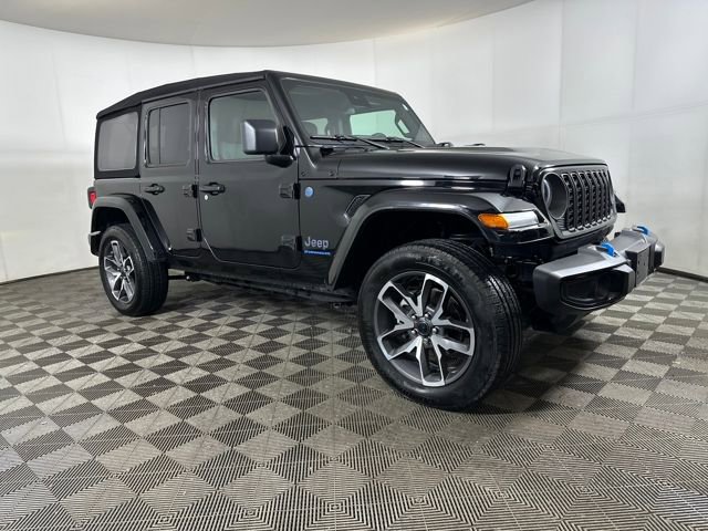 Used 2024 Jeep Wrangler 4xe Sports S 4XE with VIN 1C4RJXN69RW145509 for sale in North Canton, OH