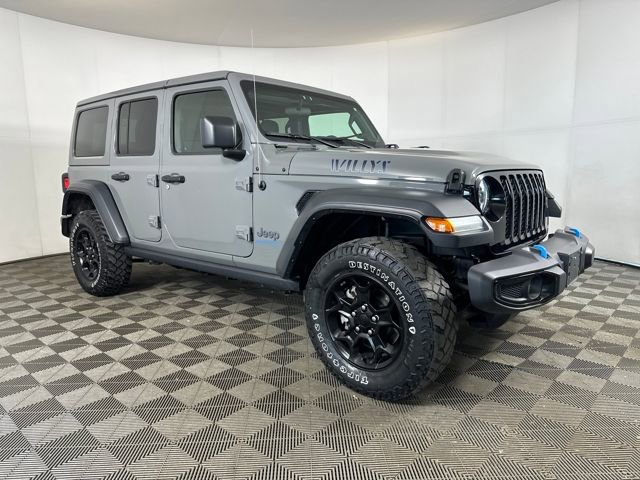 Used 2023 Jeep Wrangler 4xe Willys 4XE with VIN 1C4JJXN60PW592143 for sale in North Canton, OH
