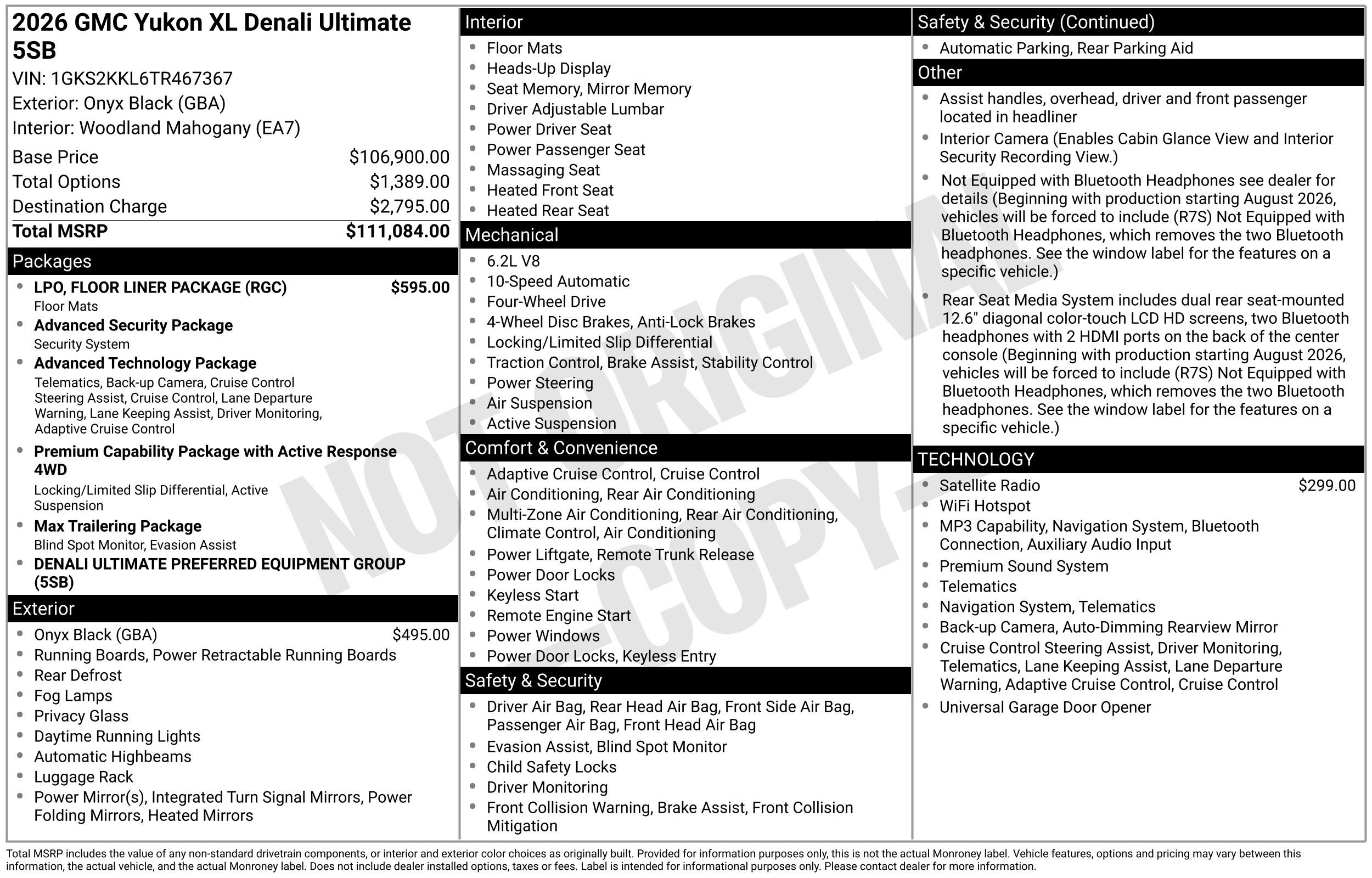 2026 GMC Yukon XL Denali Ultimate - Photo 4