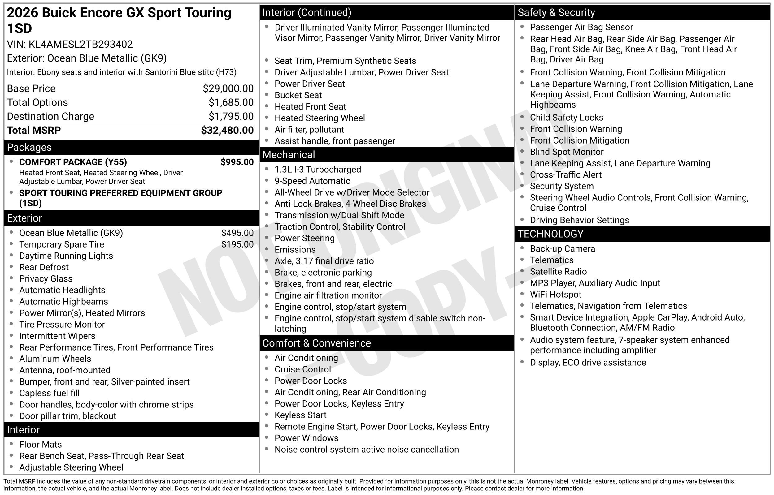 2026 Buick Encore GX Sport Touring - Photo 3
